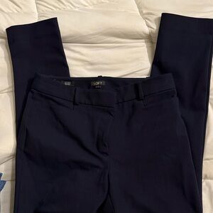 LOFT Dark Blue Pants high waist skinny size 4